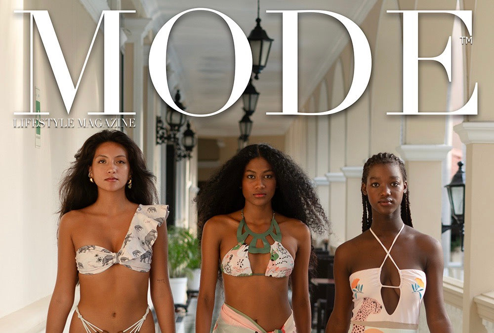 Ana Is Swimwear Cover Feature in Mode Lifestyle Magazine - Elegance, Sustainability, Empowerment